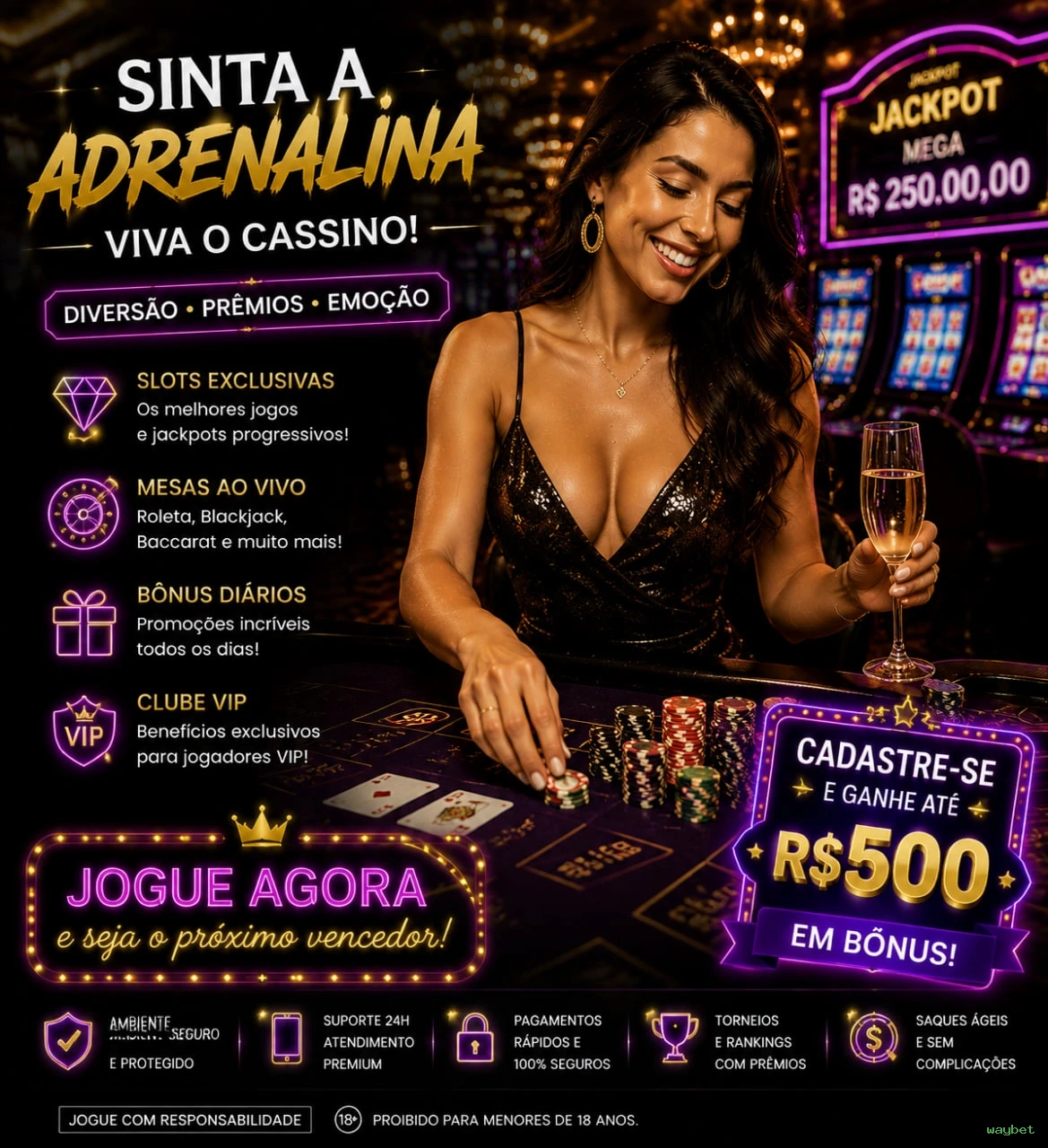 Jogos de Mesa Premium waybet - Blackjack, Roleta, Baccarat